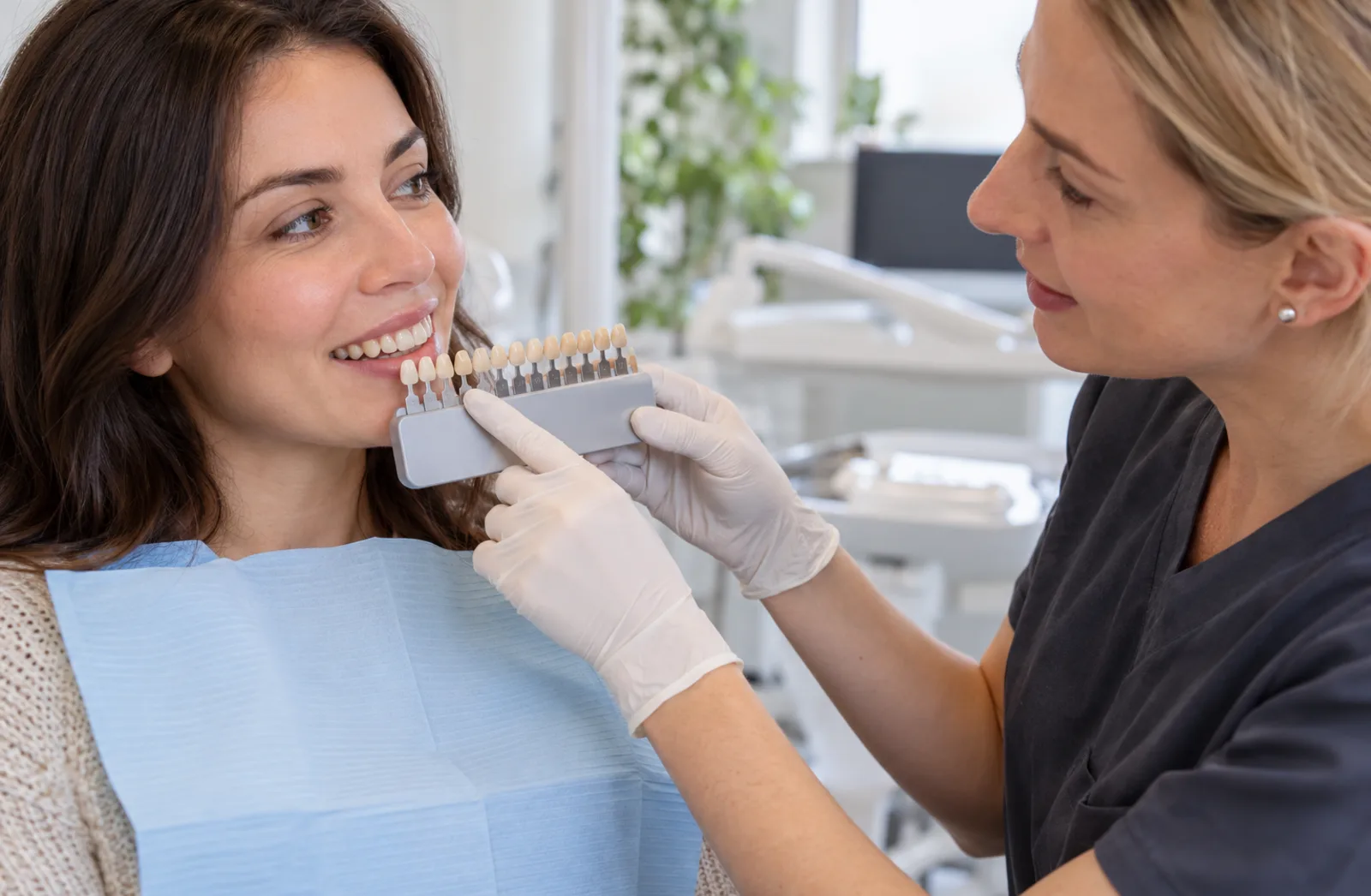 Teeth Whitening — illustrative consultation visual